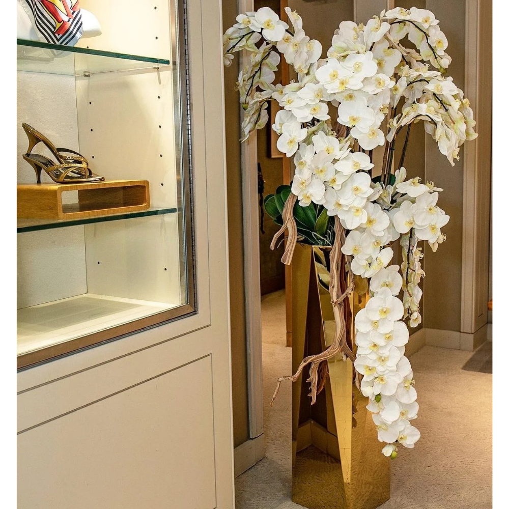 Kunstpflanzen-Set – 10 Stück | Orchideen