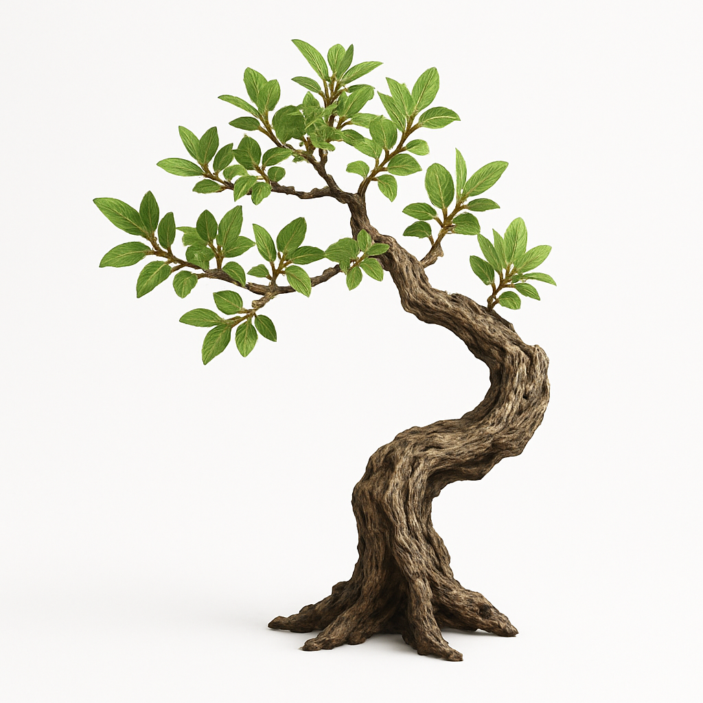 Kunstpflanzen-Set – 10 Stück | Bonsai